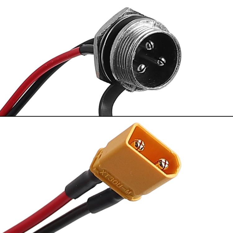 X1671 For INOKIM OXO OX Electrical Scooter Power Port Components GX16 3-Pin Aviation Header Charging Socket