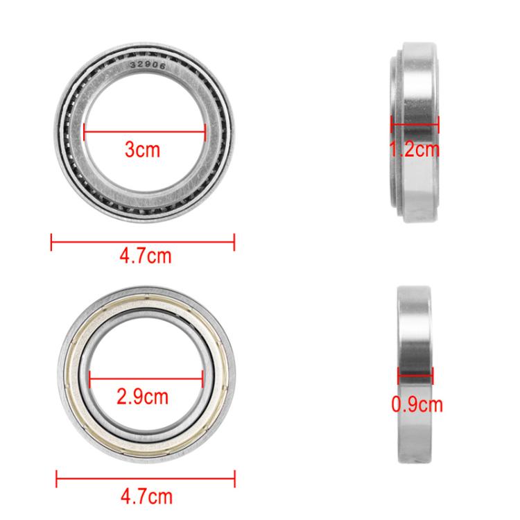 X0845 For INOKIM OXO OX Electrical Scooter Steering Shaft Bearing Repair Replacement Parts, Style: Lower Bearing