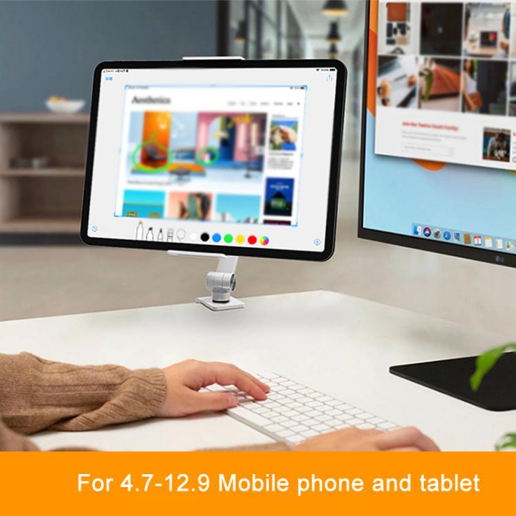 Cell Phone Holder Live Streaming Desktop Folding Phone / Tablet Universal Desk Clip Holder