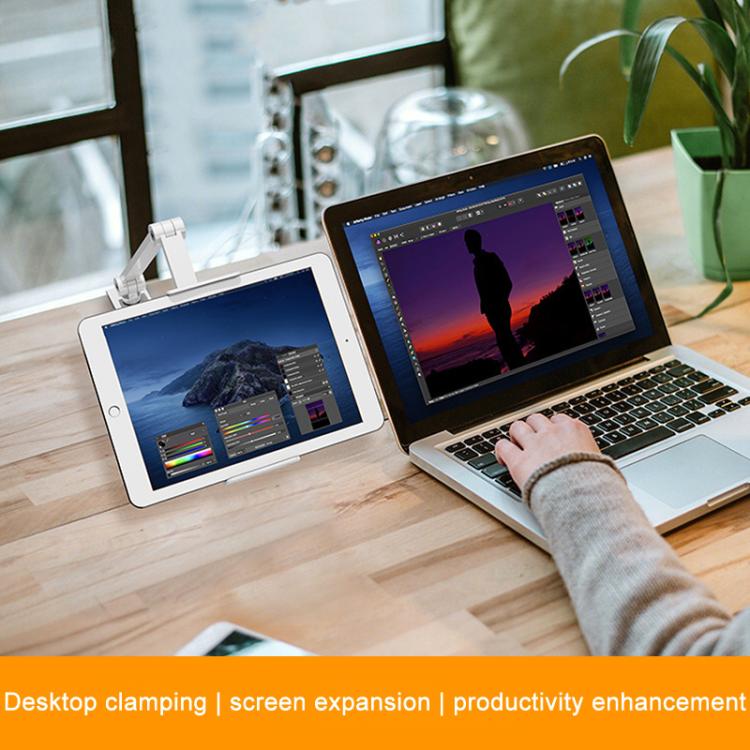 Cell Phone Holder Live Streaming Desktop Folding Phone / Tablet Universal Desk Clip Holder