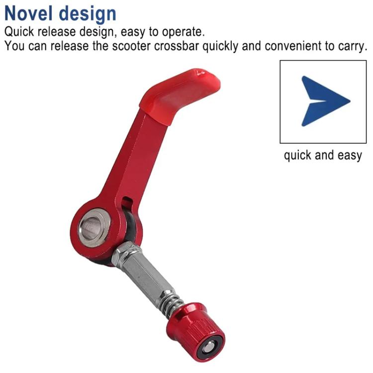 X1655 For INOKIM OXO OX Electrical Scooter Quick Release Bars Folding System Main Bar Clip Steering Rod Lock