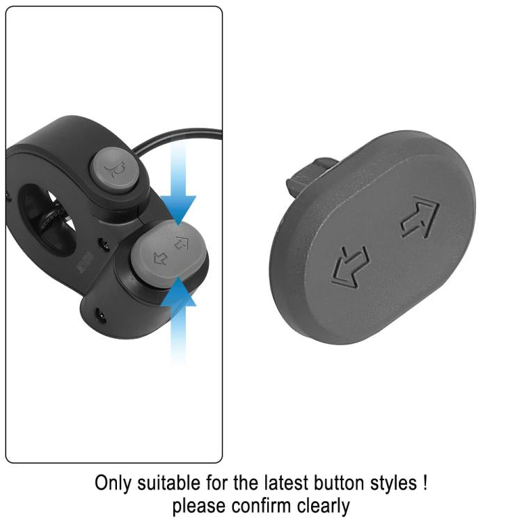 For Ninebot G2 MAX 2 F2 PRO Electric Scooter Turn Signal Switch Button - Replacement LED Light Control Switch - Black