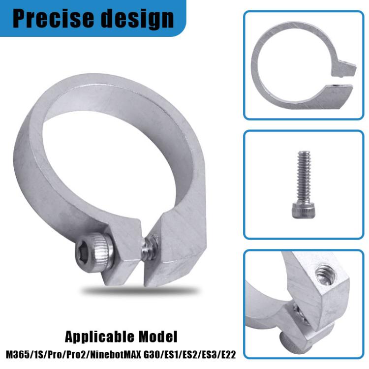 2pcs /Pack Accelerator Dial Snap Ring For Xiaomi M365/1S/Pro/Pro 2/Ninebot MAX G30/ES1/ES2/ES3/E22 - White