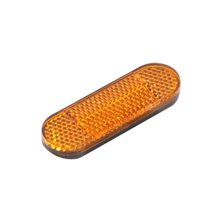 Front Tube Safety Reflective Sticker Warn Reflector For Xiaomi M365 / 1S/ Pro / Pro 2 Electric Scooter - Yellow