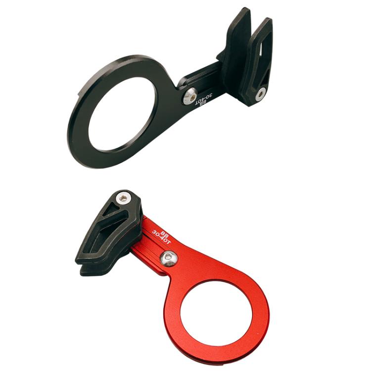 Bicycle Front Derailleur Single-Plate Positive Negative Tooth Chain Guide, Color: ISG05 Model Black