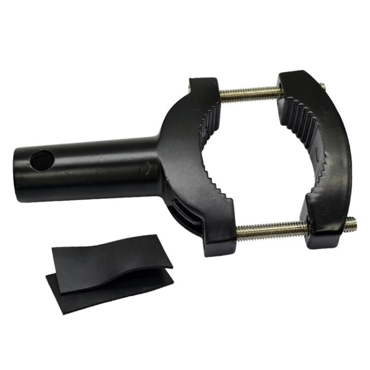 KZG-007 Motorcycle Shock-absorbing Clamp-type Spotlight Fixing Bracket - Black