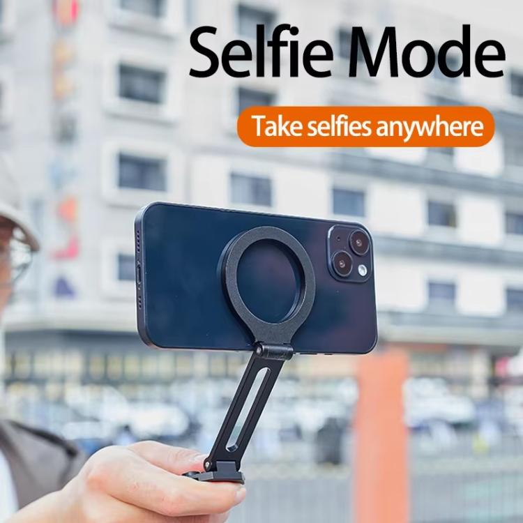 Foldable Magnet Tripod Desk Mount Phone Handle Smartphone Bracket