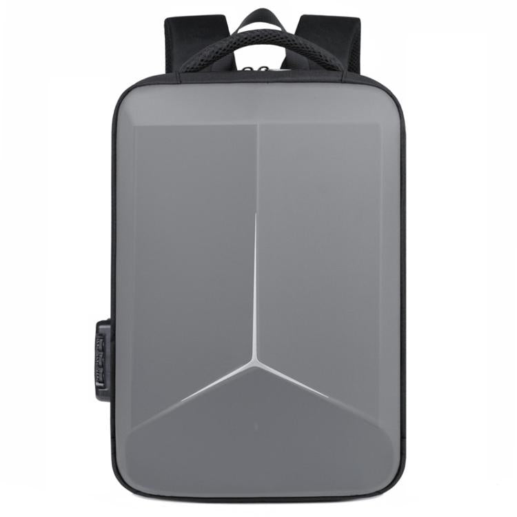 17.3-18 Inch Hard Shell Laptop Backpack with USB+Type-C Charging Ports Unisex Anti-Theft  Business Travel Bag, Color: Airbag Gray
