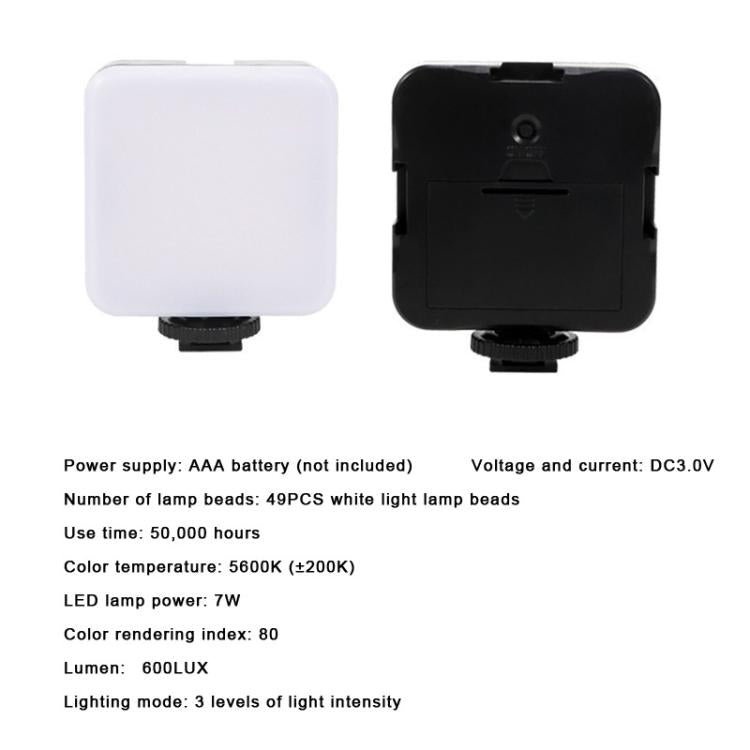 Smartphone Video Rig Kit with LED Fill Light & Microphone All-in-One Mobile Live Streaming - AY-49X
