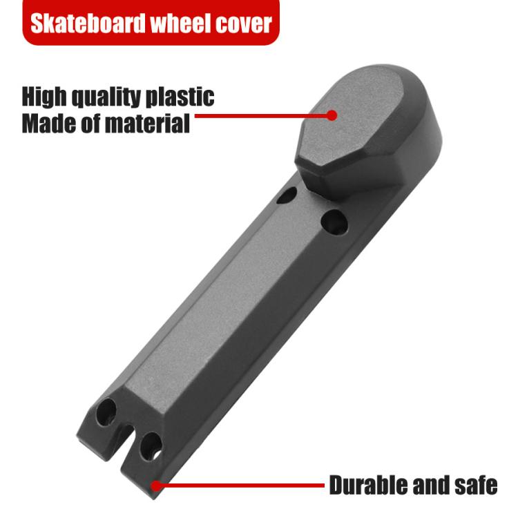 2pcs /Pack Front Wheel Cover For Kugoo 8 Inch Electric Scooter - Black