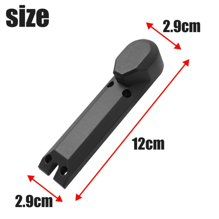 2pcs /Pack Front Wheel Cover For Kugoo 8 Inch Electric Scooter - Black