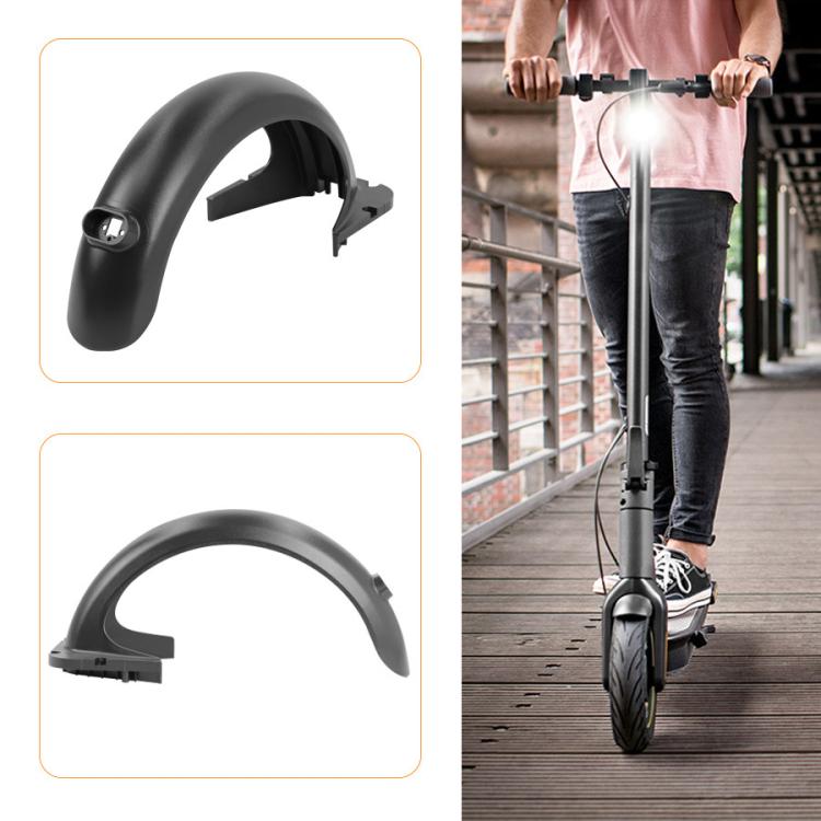 Rear Wheel Mudguard for Ninebot MAX G30 Electric Scooter Durable Replacement Mudguard - Black