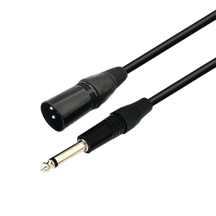 VEGGIEG 3Pin XLR Speaker Loudspeaker Cable Mixer Audio Microphone Cable, Length: 15m