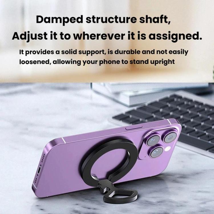 Magnetic Ring Clip Phone Holder Multi-Functional Lazy Person Metal Desktop Phone Stand
