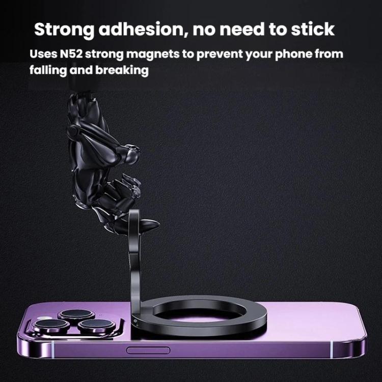Magnetic Ring Clip Phone Holder Multi-Functional Lazy Person Metal Desktop Phone Stand