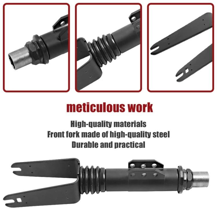 For 8-Inch Kugoo S1/S2/S3 Scooters Front Fork Assembly Replacement Suspension Part - Black