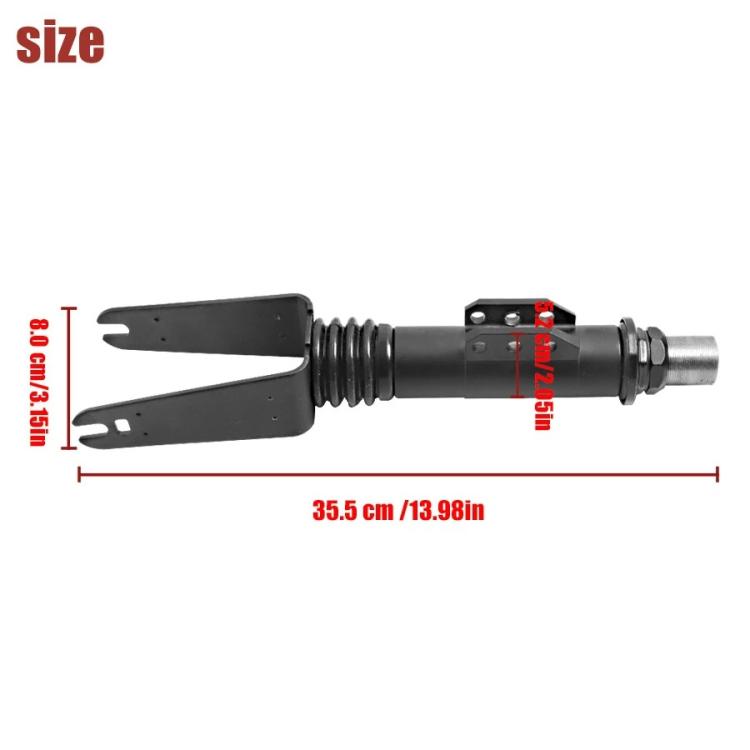For 8-Inch Kugoo S1/S2/S3 Scooters Front Fork Assembly Replacement Suspension Part - Black