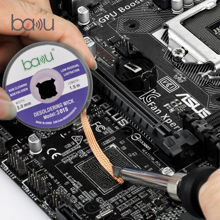 BAKU BK-1515 Solder Wick Remover Desoldering Braid for Electronics Repair
