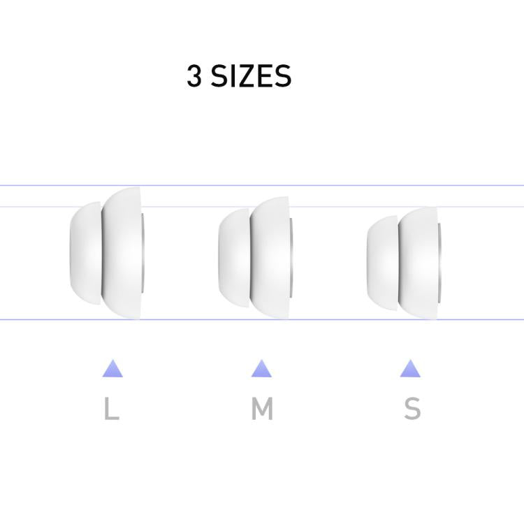 For AirPods Pro / Pro 2 AhaStyle PT99-2 Earphone Silicone Earbuds, Size: L
