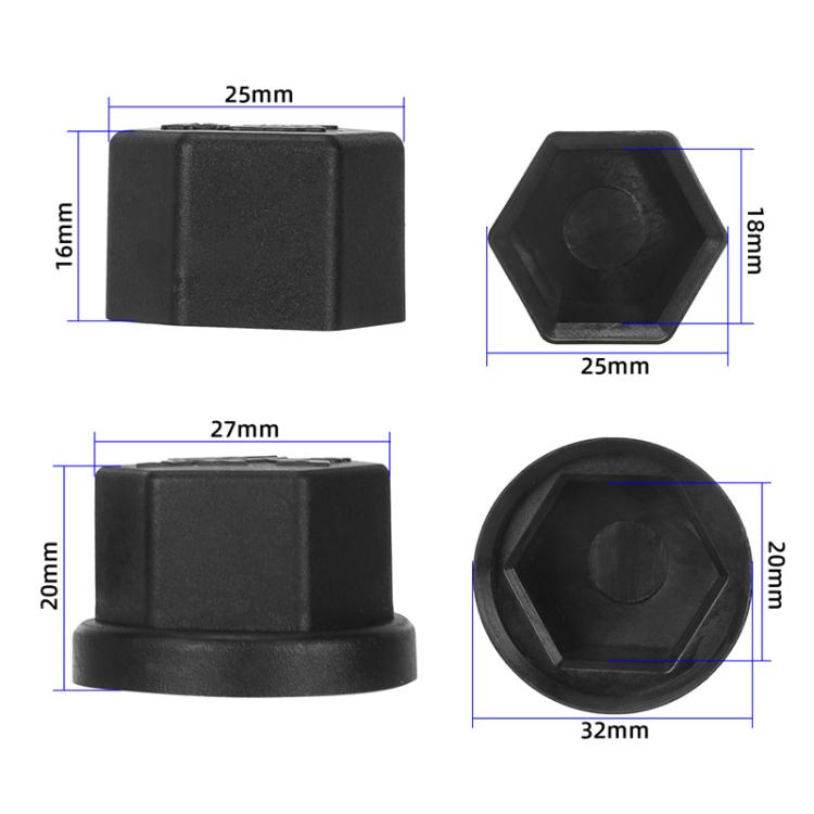 1pair Rocker Arm Shaft Nut Caps For KuKirin G2 Master Electric Scooter Durable Replacement Accessories