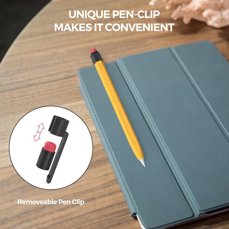 For Apple Pencil 2 AhaStyle PT180-K Stylus Retro Anti-slip Protection Case