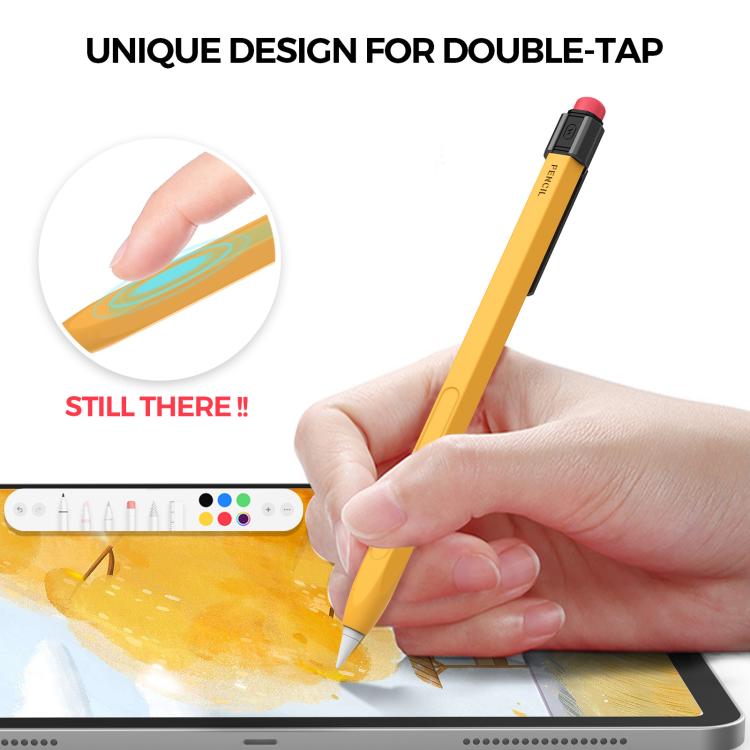 For Apple Pencil 2 AhaStyle PT180-K Stylus Retro Anti-slip Protection Case