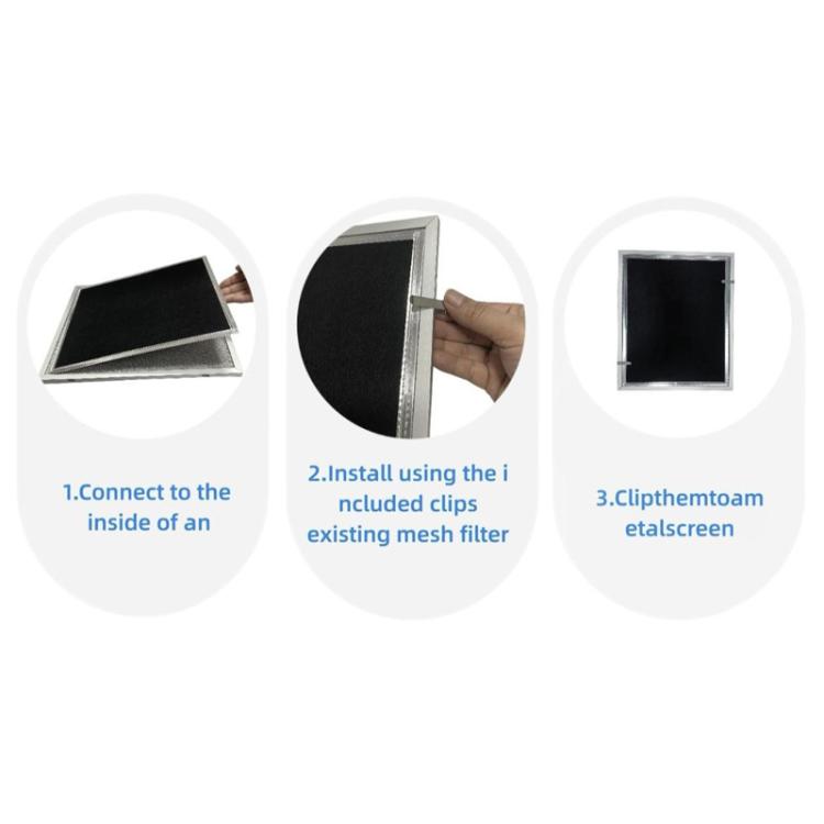 2pcs /Pack S99010308 Activated Carbon Filter For Broan NuTone BPSF30 Range Hood 10.83x13.39 Inch