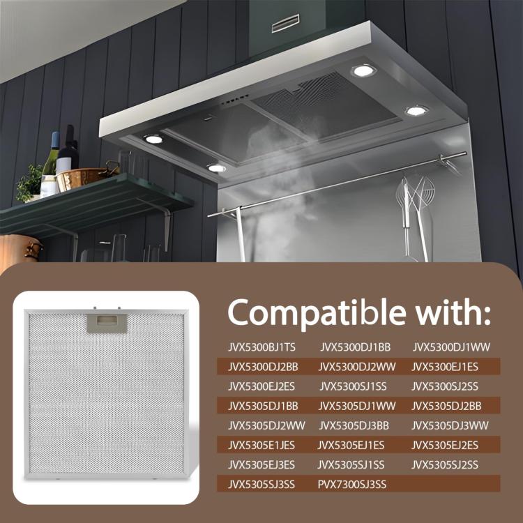 2pcs /Pack WB02X27207 Range Hood Grease Filter For GE JVX5300BJ1TS /JVX5305DJ2WW /JVX5305DJ3BB