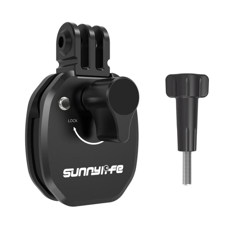 Sunnylife ZJ846 Sports Camera Universal Mount Motorcycle Windshield Clip - Black