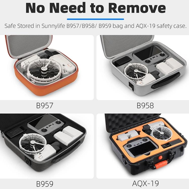 For DJI Flip Sunnylife FP-ZG970 Lens Anti-Glare Hood - Black