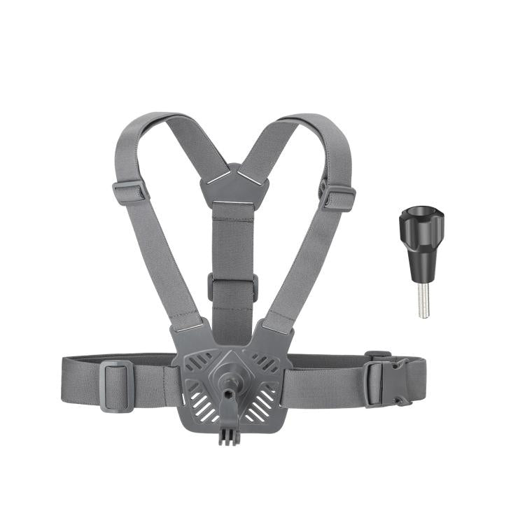 Sunnylife XD742 360 Degree Universal Sports Camera Chest Strap Mount - Gray