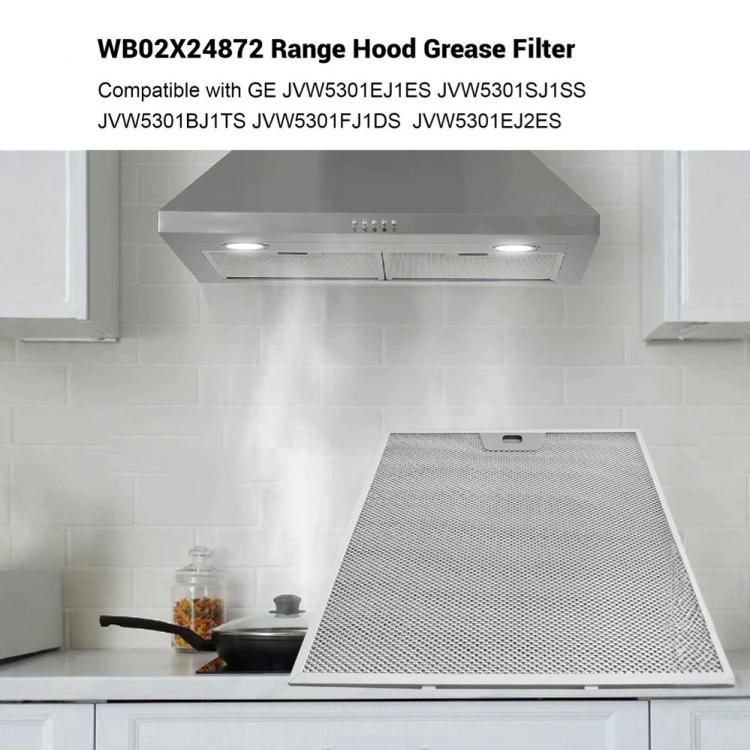 2pcs /Pack WB02X24872 Range Hood Grease Filter For GE JVW5301EJ1ES