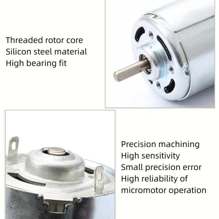 24V 10000RPM 775 All Copper Motor Double Outlet Shaft Belt Sander Polisher Engraving Drill Grinder High Torque Motor