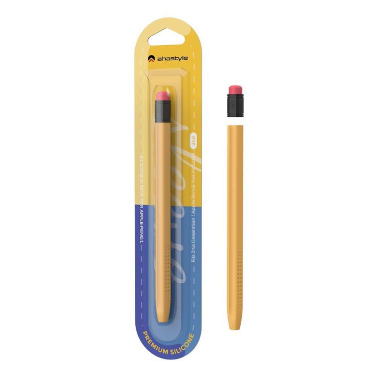 For Huawei M-Pencil 1 / 2 / 3 AhaStyle PT114-C Ultra-thin Pen Case, Color: Green+Black Pen Cap