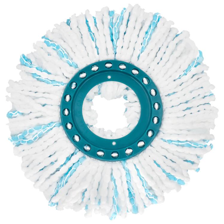 4pcs /Pack Mop Head for Leifheit Twist Mop Super Absorbent Microfiber Replacement - Green White