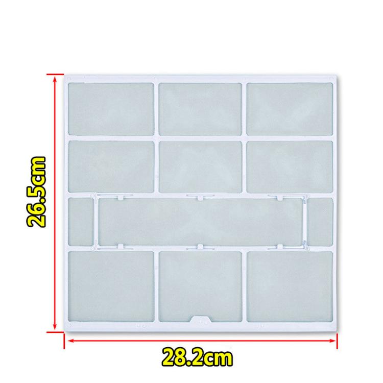 28.2x26.5cm Filter Mesh For Midea Air Conditioner Replacement 1/1.5/2 HP Wall-Mounted Indoor Units