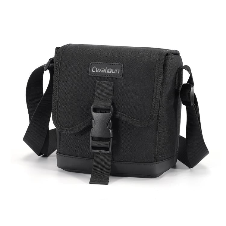 Cwatcun D186 Small Anti-scratch Lightweight Camera Shoulder Bag Camera Portable Crossbody Storage Bag - Black