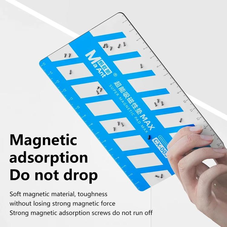 MaAnt XC-003 Magnetic Absorption Screw Pad High Temperature Soft Magnetic Adsorption Screw Parts Storage