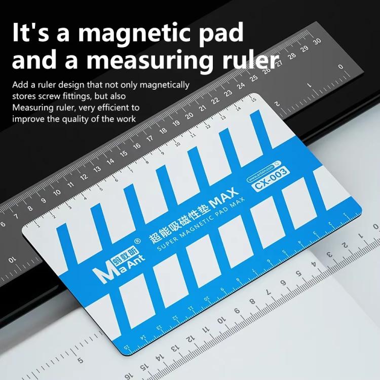 MaAnt XC-003 Magnetic Absorption Screw Pad High Temperature Soft Magnetic Adsorption Screw Parts Storage