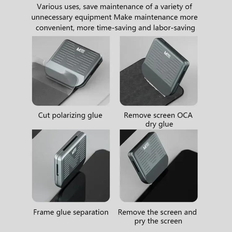 MaAnt MY-116 Magnetic Double-sided Blade Fixed Fixture Cell Phone Repair Removal Screen Shoveling Degumming Knife - Without Blade