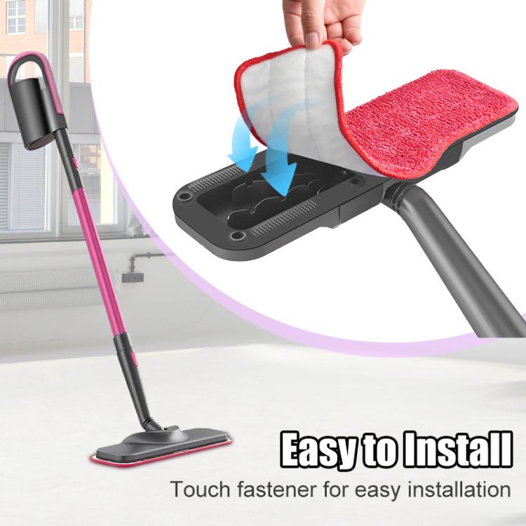 2pcs /Pack Mop Cloths Rag For Schenley Steam Mop Replacement Microfiber Pads - Red