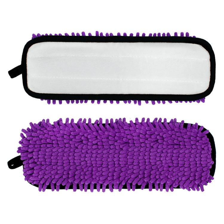 2pcs /Pack Chenille Microfiber Mop Pads For Swiffer PowerMop Replacement - Purple