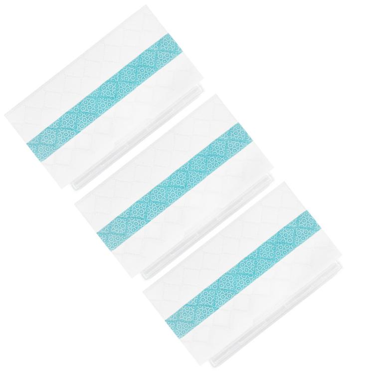 2pcs /Pack Disposable Mop Pad Refills For Shark Vacmop VM252/VM250/VM200/VMP30 - Blue Strip