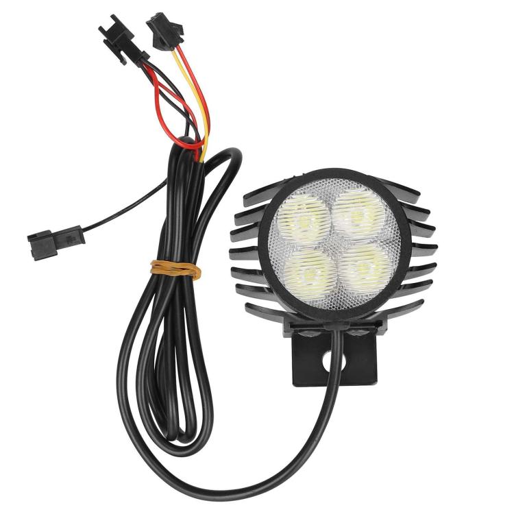 For Kugoo Kirin M4 / M4 Pro Scooter Horn Headlight 2 In 1 High Brightness LED Headlight