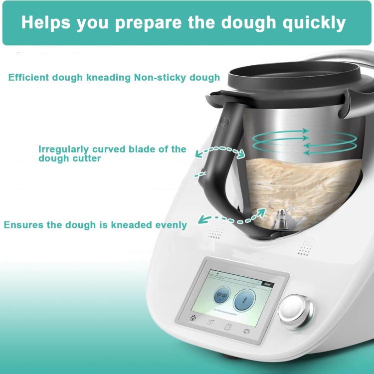 For Thermomix TM31 Stainless Steel Dough Mixer Knife Replacement Durable Baking & Cooking Accessories