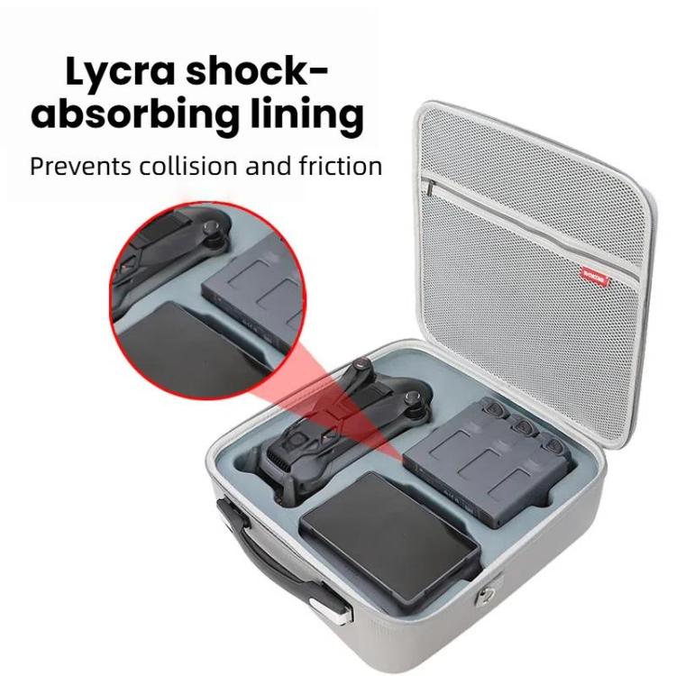 For DJI Mavic 4 Pro Fly More Combo / Creator Combo Carrying Case Durable PU Crossbody Shoulder Bag