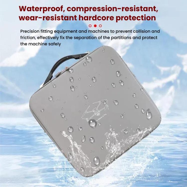 For DJI Mavic 4 Pro Fly More Combo / Creator Combo Carrying Case Durable PU Crossbody Shoulder Bag