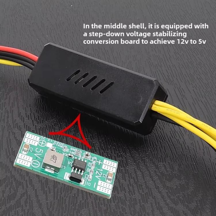 12V To SATA 1 To 4 Graphics Card To Hard Disk Drive Cable Hard Disk Drive Power Cable