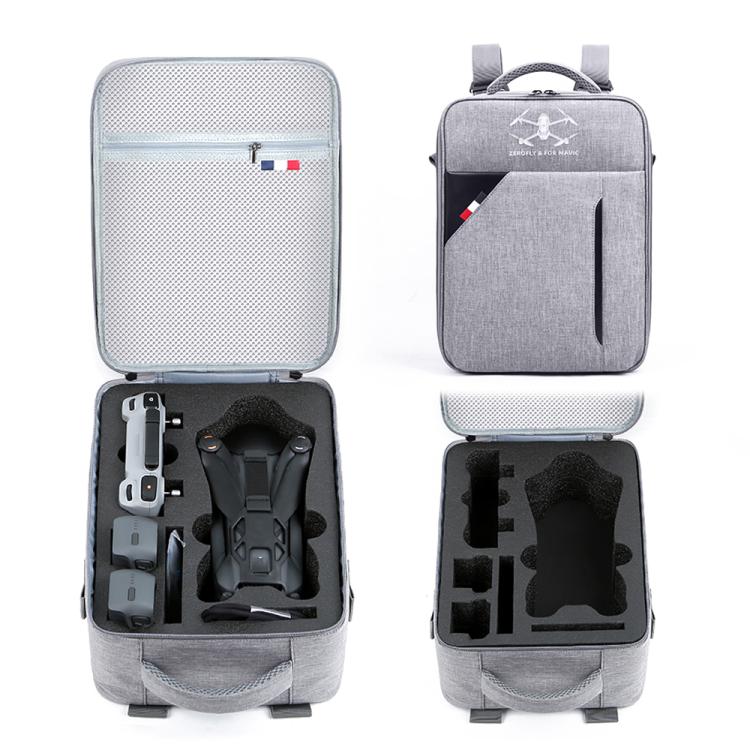 For DJI Mavic 4 Pro / RC 2 Backpack Shoulder Bag EVA Carrying Case - Gray