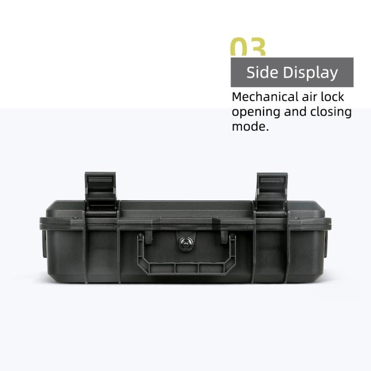For DJI Mavic 4 Pro Fly More Combo RC 2 Explosion-Proof Box EVA Shockproof Storage Case With Shoulder Strap - Black
